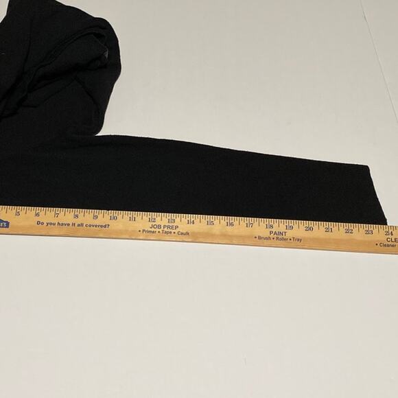 Women's Tunic Sweater Full Front Zip Faux Leather Lace Up Waist Detail Trim XL - Picture 11 of 12